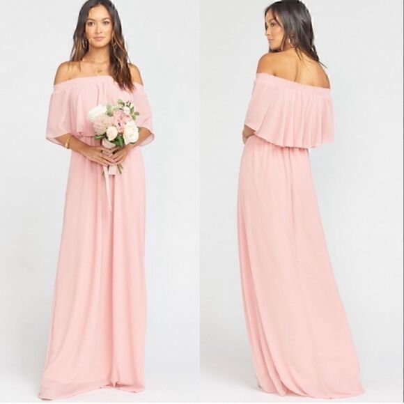 NWT  SMYM  Hacienda Maxi  Dress Rosebud  Chiffon Large - Picture 1 of 6